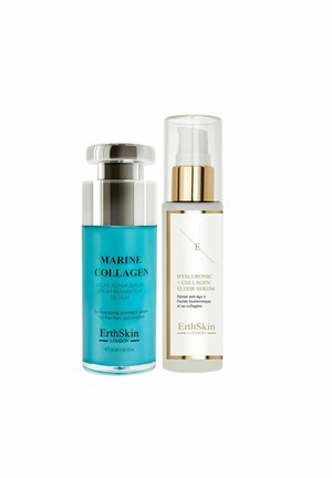 HYALURONIC ACID COLLAGEN SERUM - 60ML MARINE COLLAGEN NIGHT REPAIR SERUM 30ML - Skincare set - multi coloured