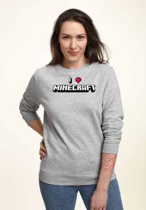 I HEART MINECRAFT - Sweatshirt - heather grey