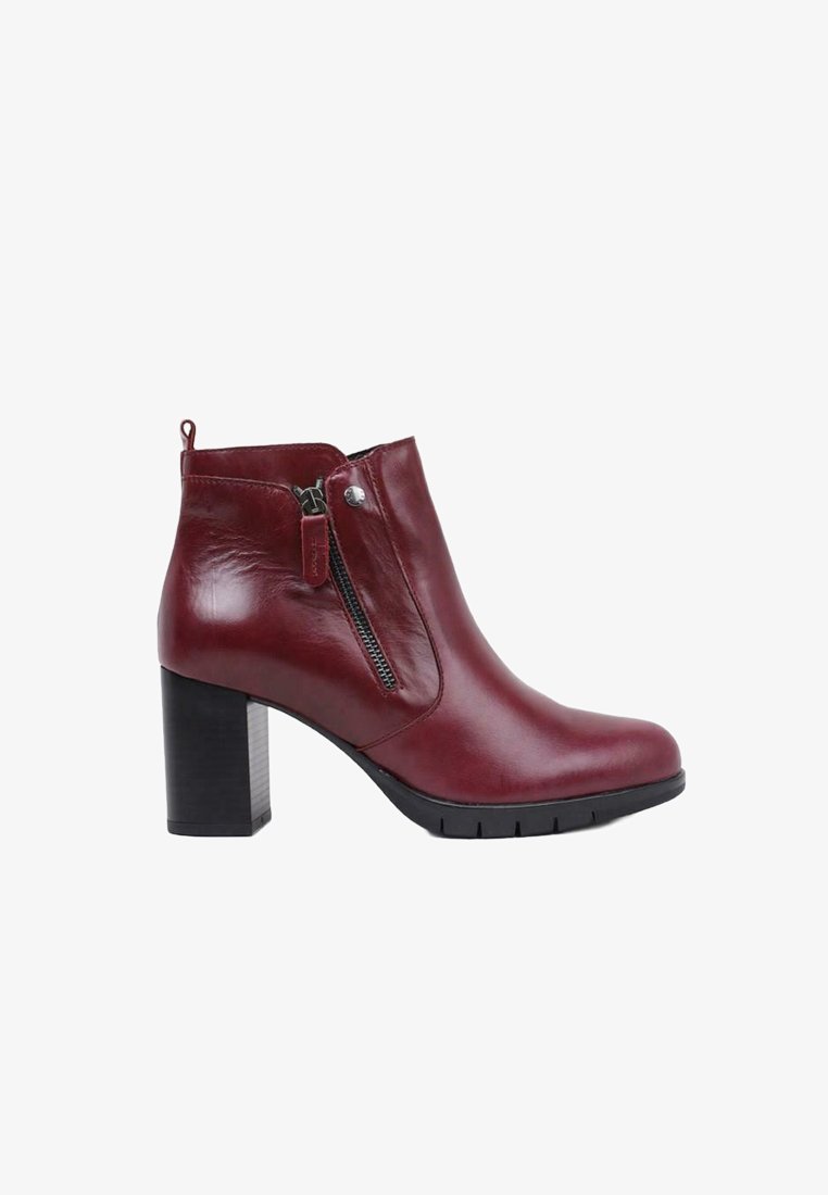 Sandra Fontán Bottines - burgundy