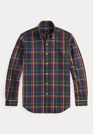 Polo Ralph Lauren, CUSTOM FIT PLAID FLANNEL SHIRT - Shirt - olive/berry
