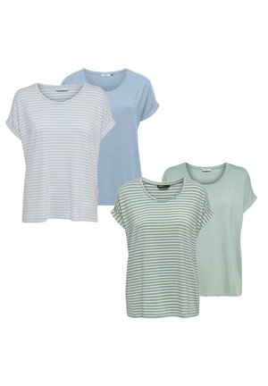 ONLY 4 PACK - T-shirt print - cashmere  jadeite