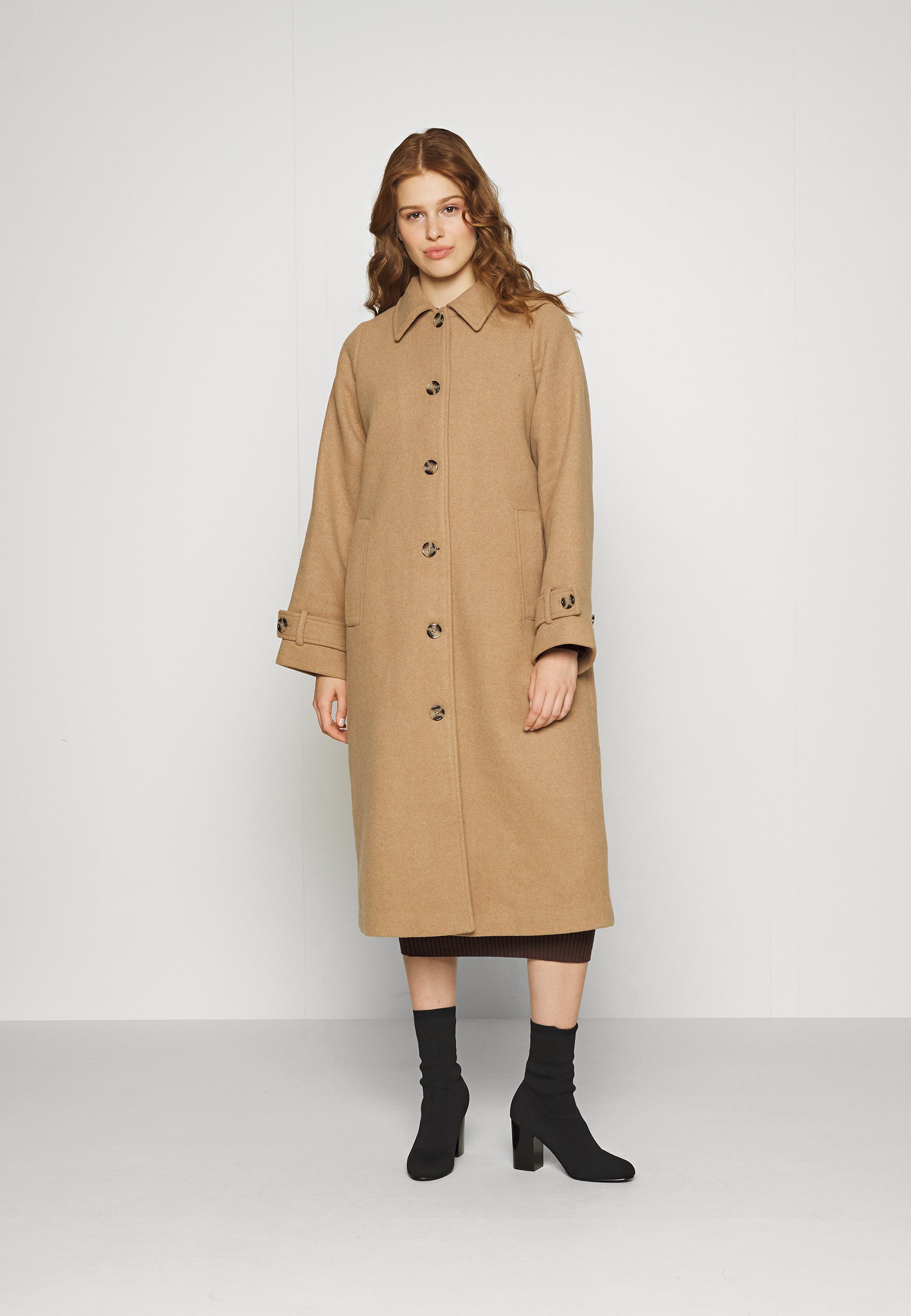 Envii ENBISMUTH JACKET - Mantel - dark beige/beige - Zalando.nl
