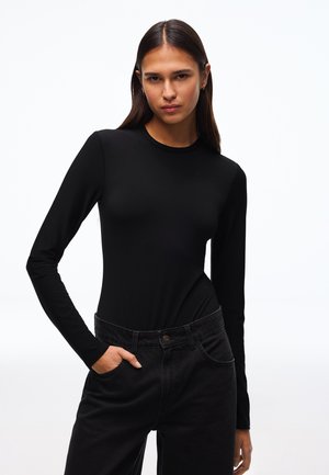 LONG-SLEEVED BODYSUIT - T-shirt à manches longues - black