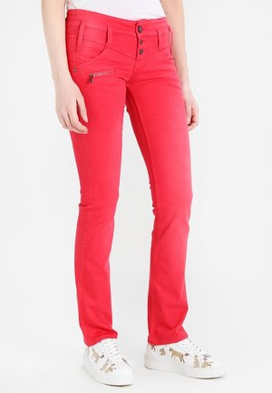 Džíny Straight Fit - pink