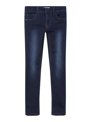NKMTHEO - Pieguloša piegriezuma džinsi - dark blue