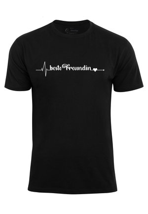 Cotton Prime, BESTE FREUNDIN - Print T-shirt - schwarz