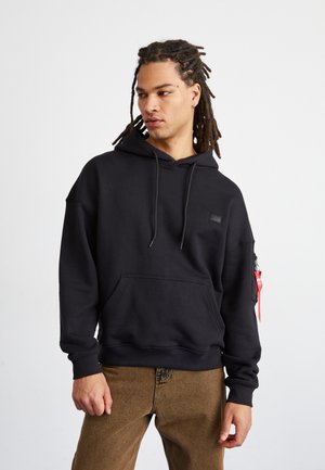 Alpha Industries ESSENTIALS HOODY - Pusa - black