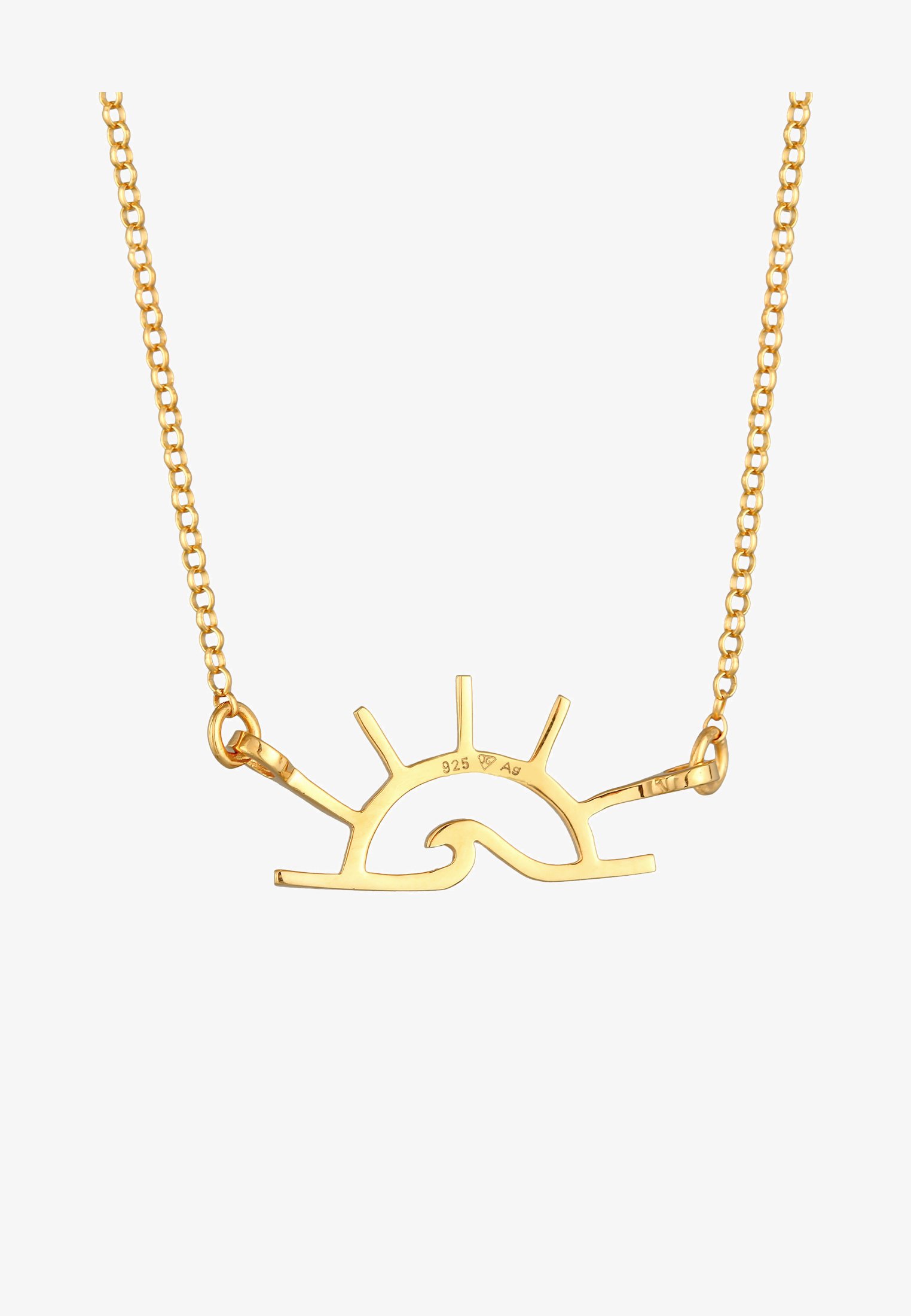 Elli Collana Donna In Argento Sterling 925 Con Ciondolo Stella Filigrana - Lunghezza 45 Cm, Regalo In Confezione Velluto