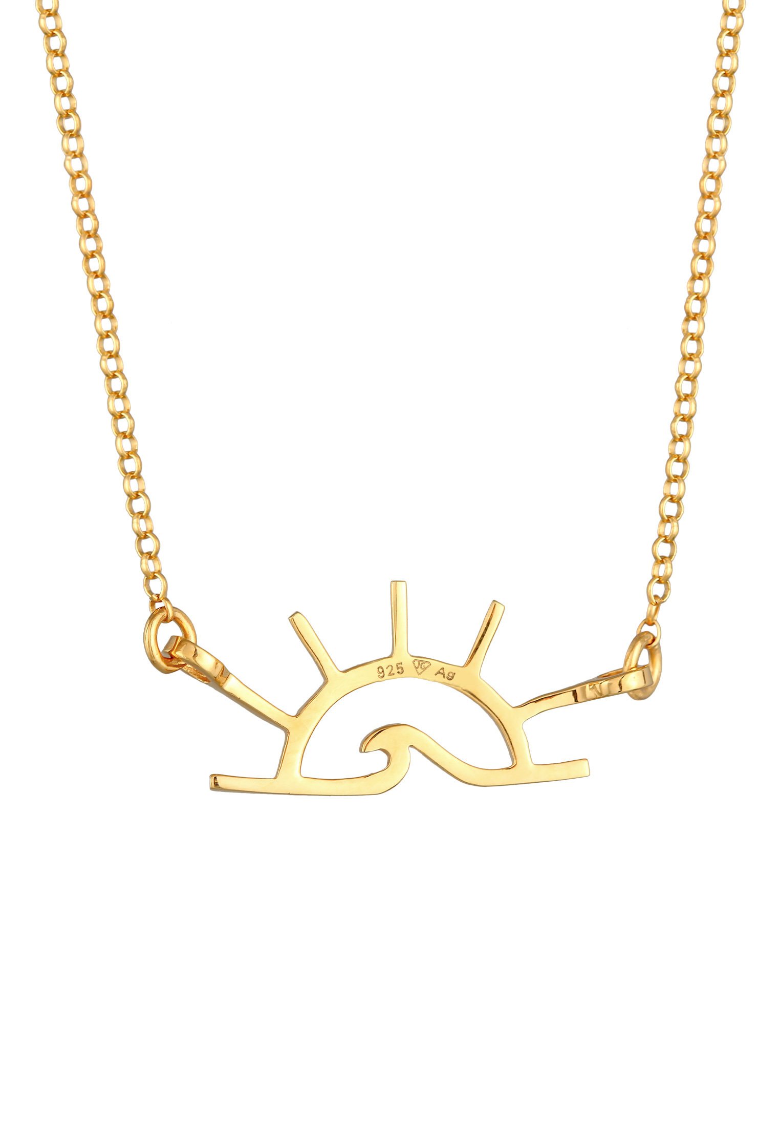 Elli Collana Donna In Argento Sterling 925 Con Ciondolo Stella Filigrana - Lunghezza 45 Cm, Regalo In Confezione Velluto