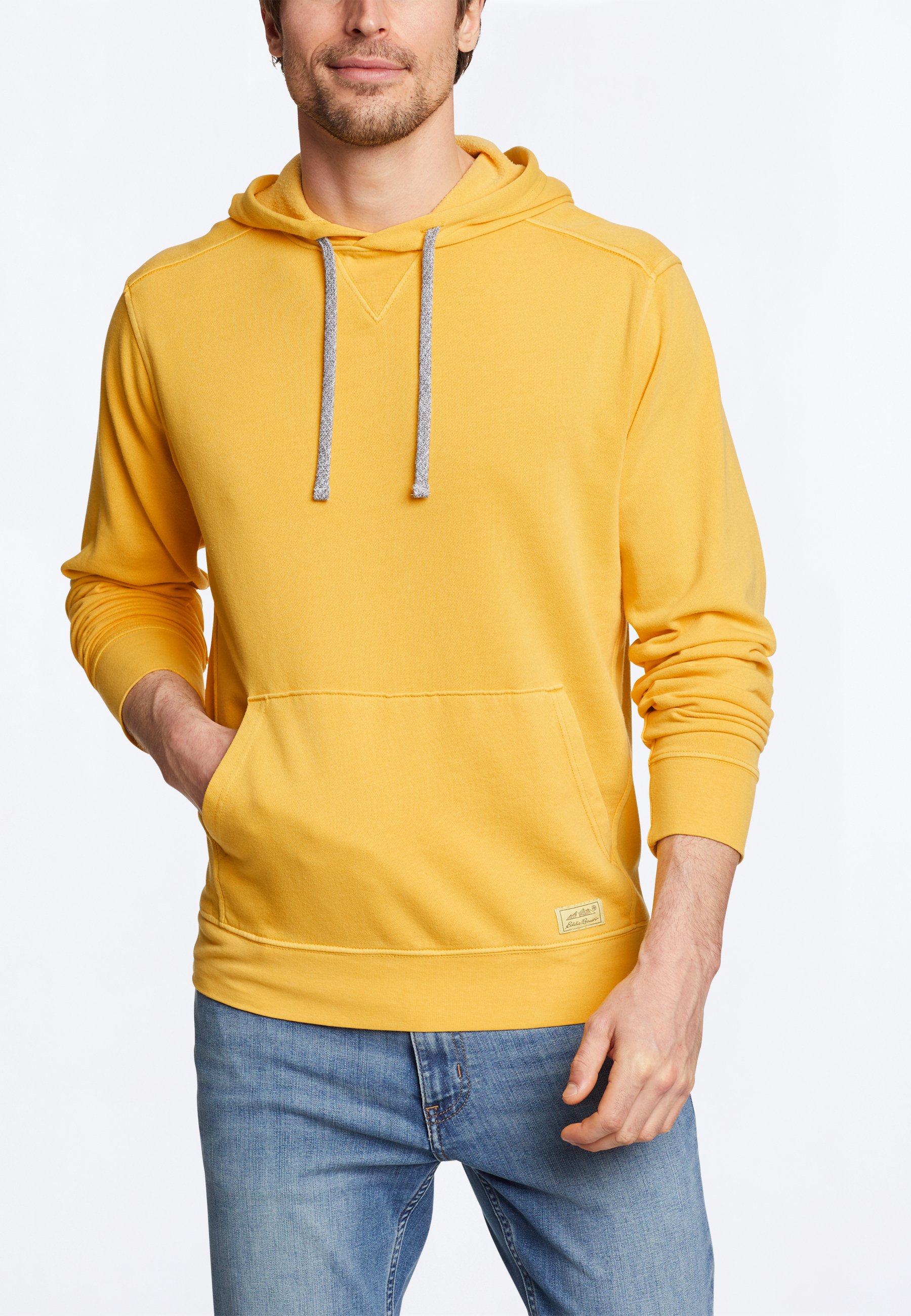 Eddie Bauer CAMP FLEECE RIVERWASH - Hoodie - kanariengelb/dark yellow -  Zalando.de