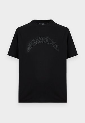 SCALED UNISEX - Nyomott mintás póló - black