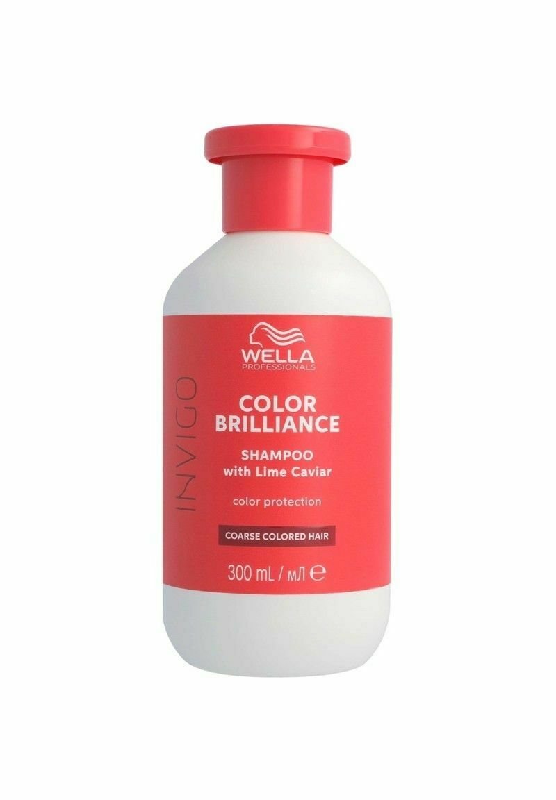 Wella - WELLA PROFESSIONALS INVIGO COLOR BRILLIANCE SHAMPOO COARSE HAIR 300ML - Schampo - red, Förstora