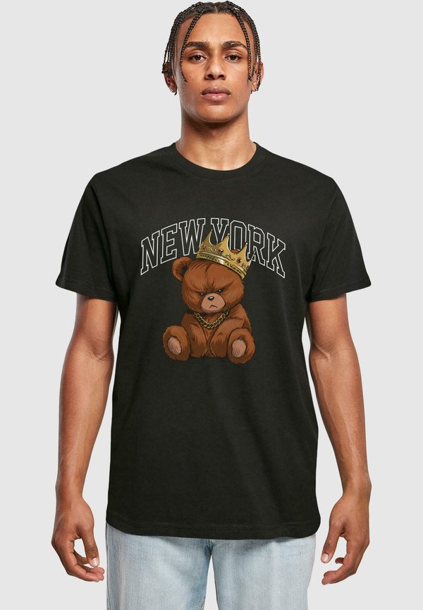 NY CROWNED BEAR - T-Shirt print
