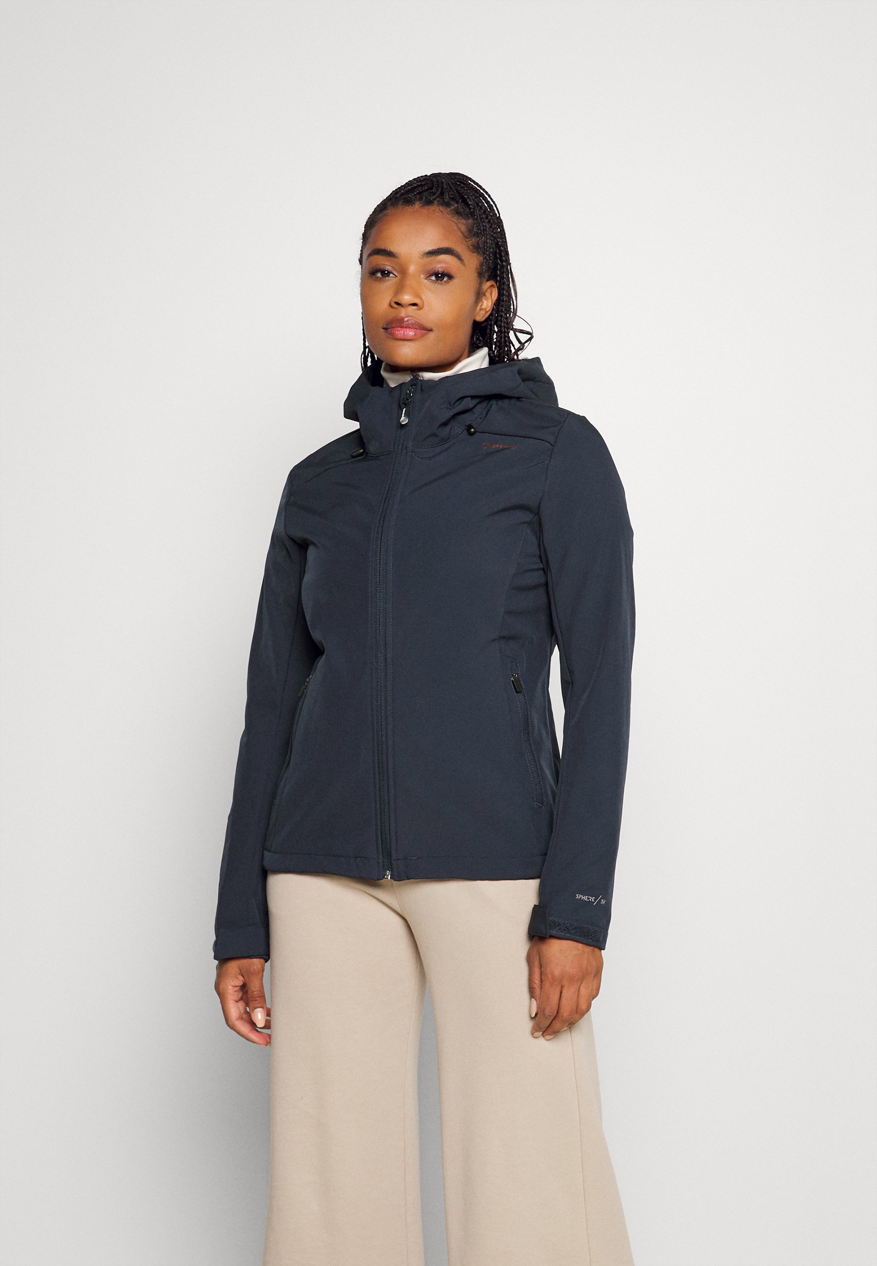 navy softshell jacket women's