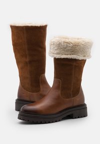 Geox Zimní obuv - cognac