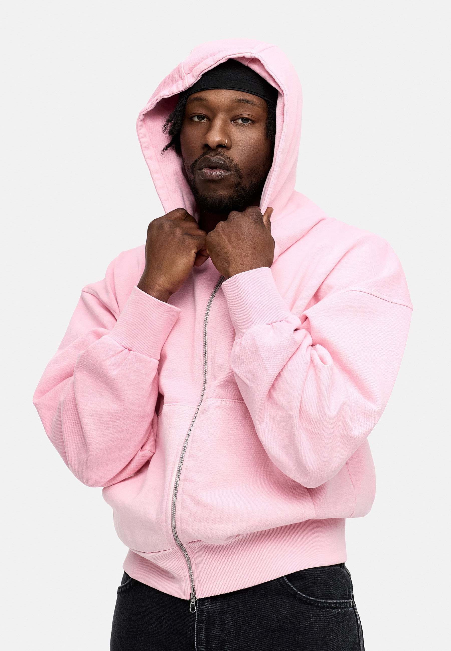 Zip Up Hooded Sweatshirt 