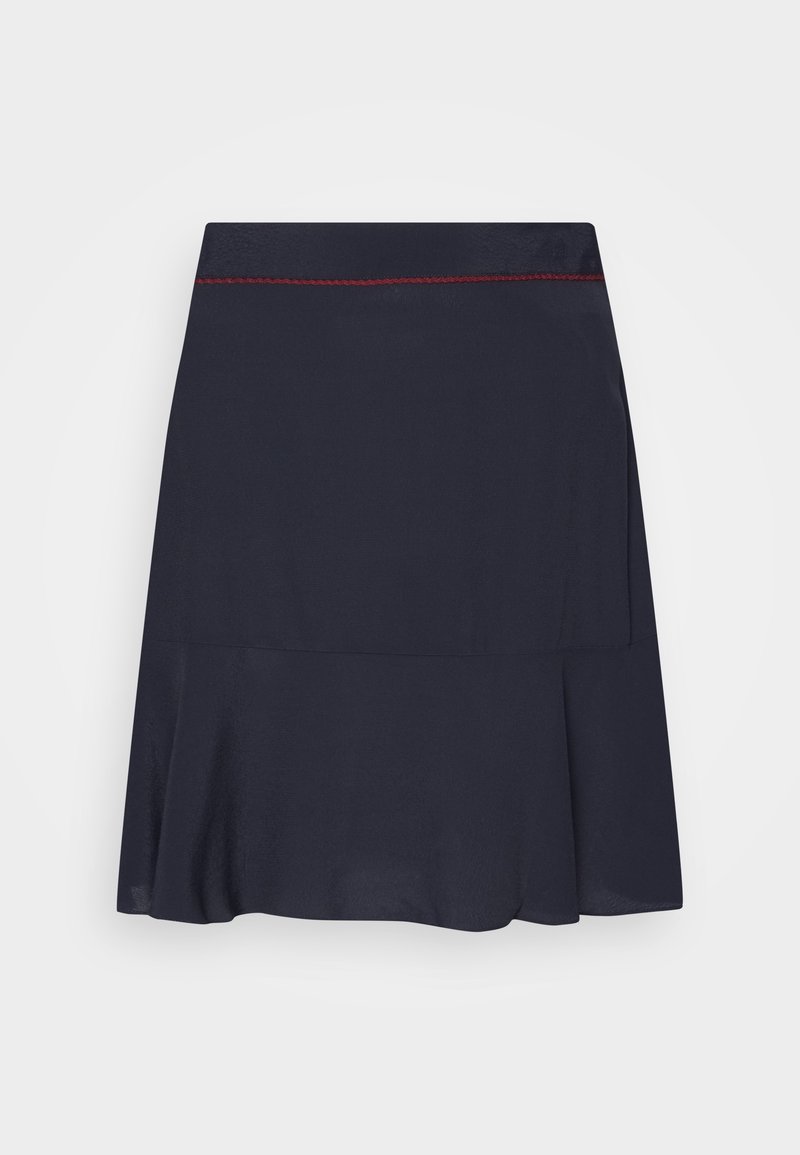 Tommy Hilfiger A-lijn rok donkerblauw Tommy Hilfiger A-lijn rok donkerblauw