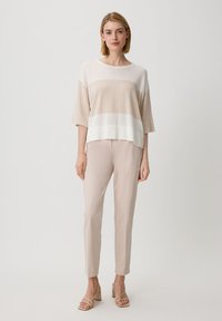 comma EN STRETCH - Pantaloni - helles beige