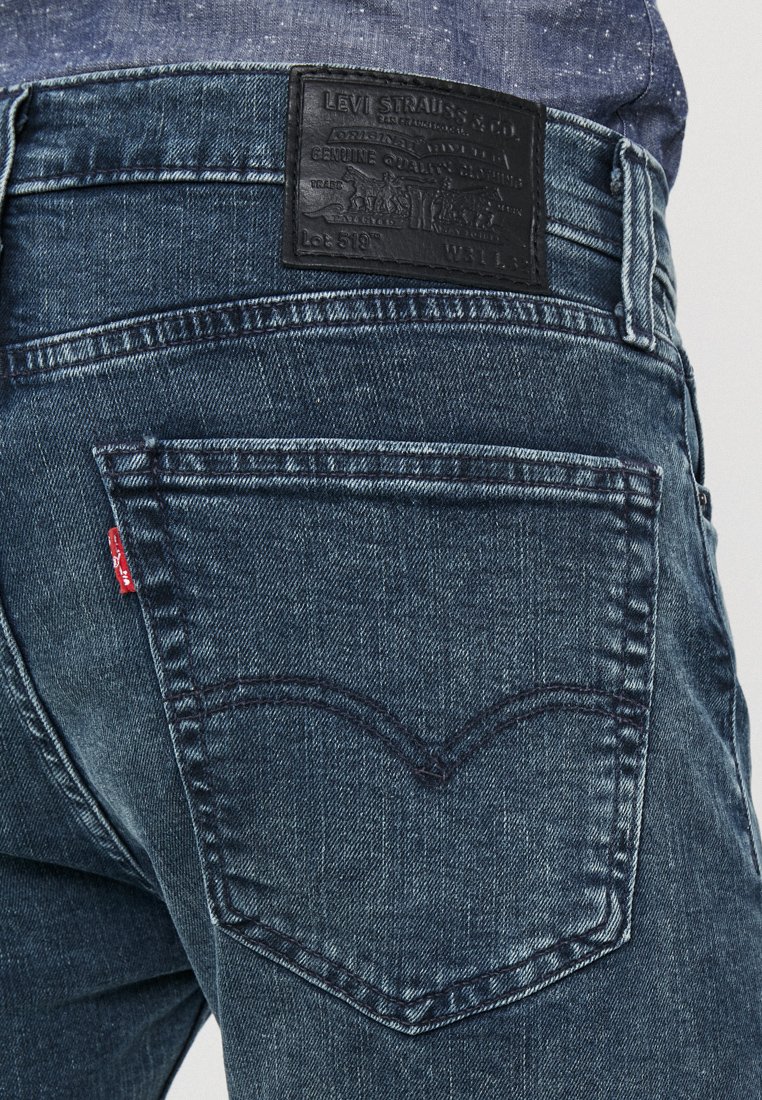 Levi's® 519™ EXTREME SKINNY FIT - Jeans Skinny Fit - ali adv/Blauw  denim/bluedenim - Zalando.nl