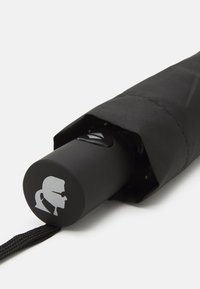 KARL LAGERFELD LOGO UMBRELLA - Ομπρέλα - black