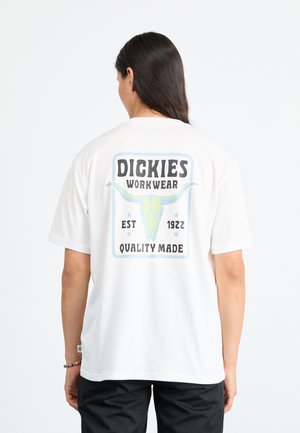 FORT PECK TEE - Print T-shirt - white