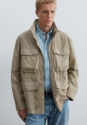 Scalpers, SCALPERS SCSEAL MILITARY JACKET - Chaqueta fina - camel