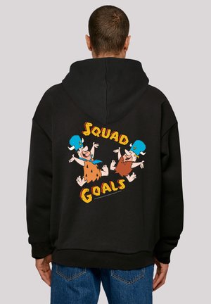 F4NT4STIC THE FLINTSTONES SQUAD GOALS FAMILIE FEUERSTEIN - Kapuzenpullover - black