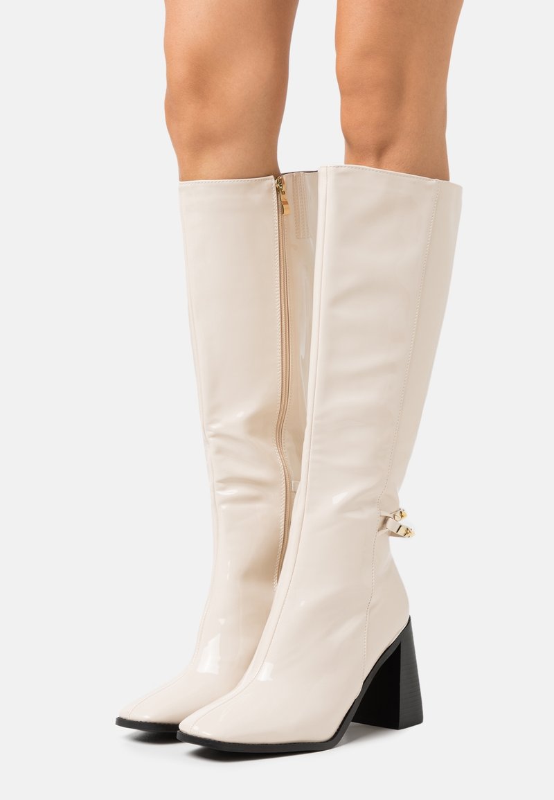 RAID Wide Fit Stivali con i tacchi - off-white