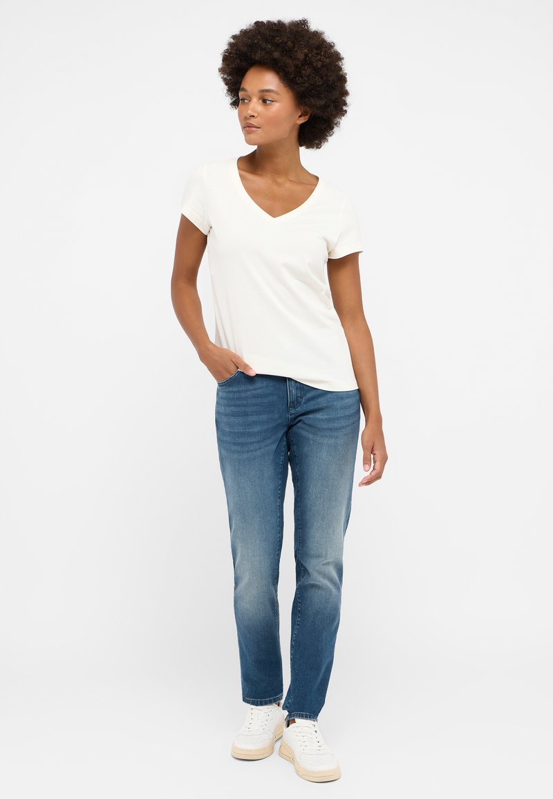 mustang Jeans Tapered Fit blauw denim/bluedenim mustang Jeans Tapered Fit blauw denim/bluedenim