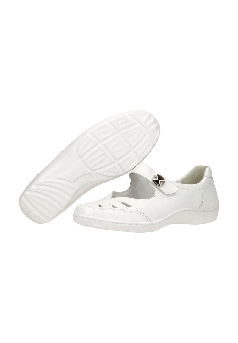 Damen Klassische Ballerinas | Waldläufer HENNI MARY JANE BALLERINA Riemchenballerina white/weiß - EG71747 Damen Klassische Ballerinas | Waldläufer HENNI MARY JANE BALLERINA Riemchenballerina white/weiß - EG71747