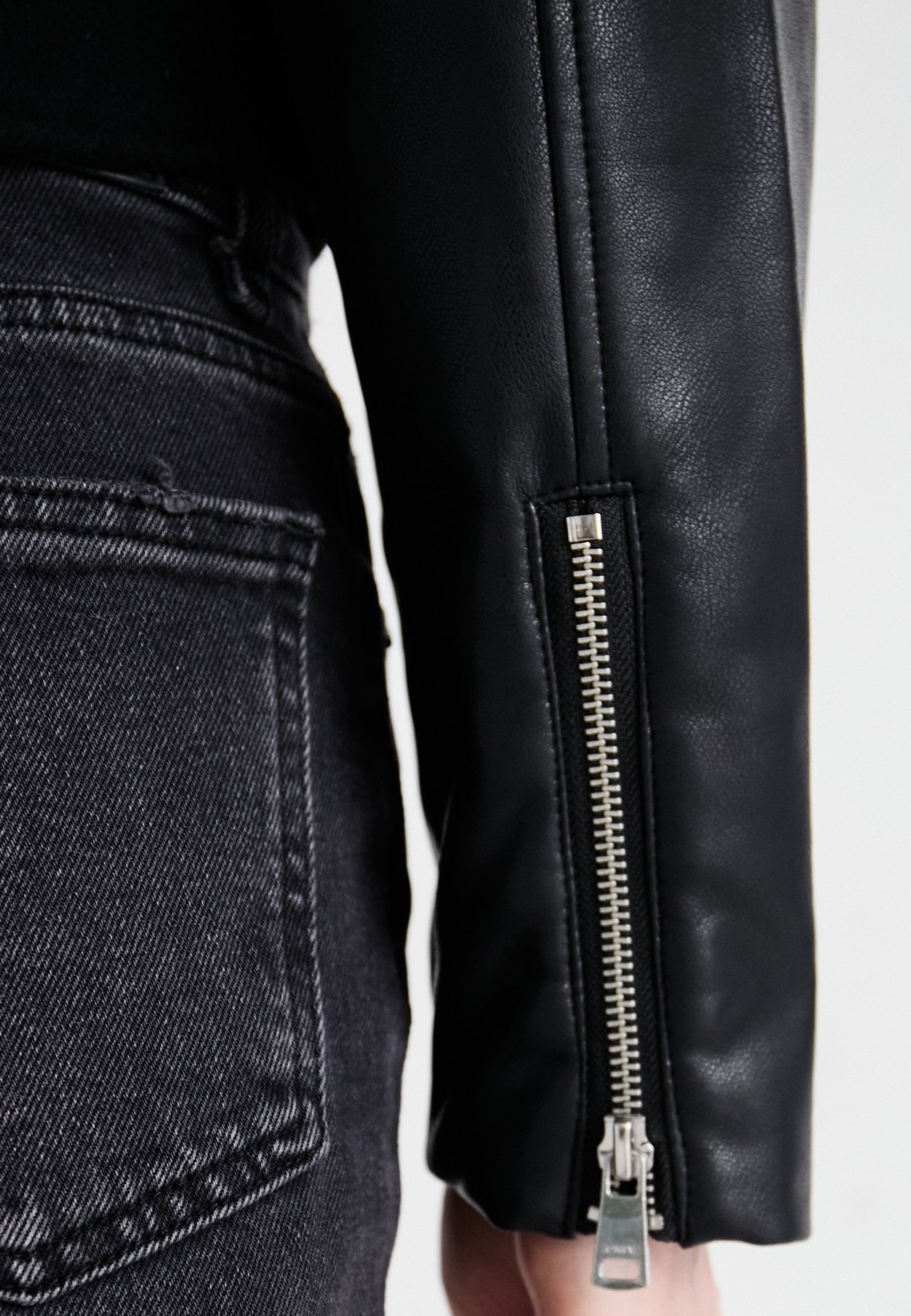 EMMA MIX BIKER JACKET