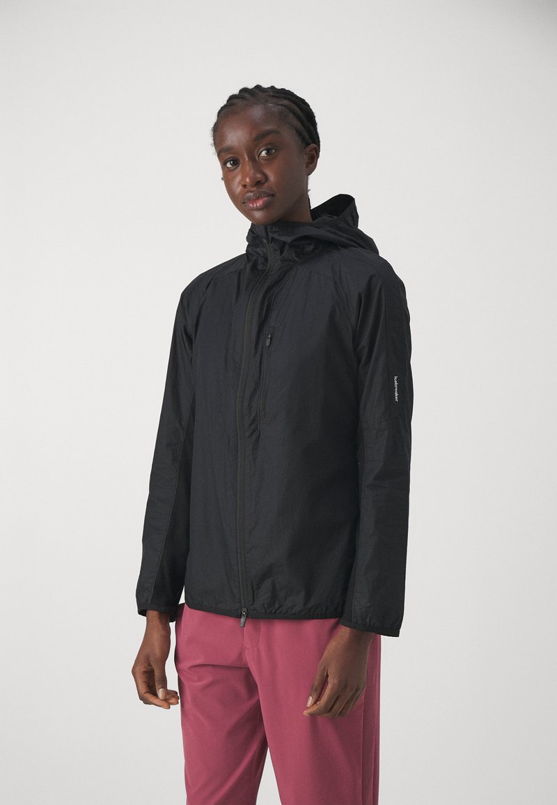 Icebreaker - NATURAL SHELL+ WINDBREAKER - Windjack - BLACK, Vergroten