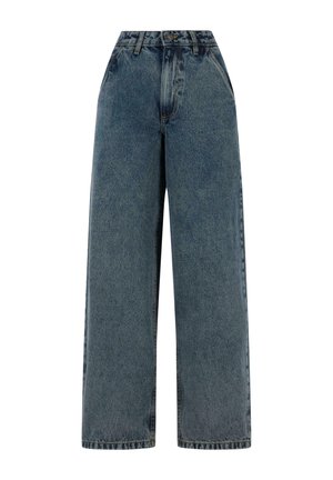 Urban Classics TAPERED BAGGY  - Straight leg jeans - dirty washed