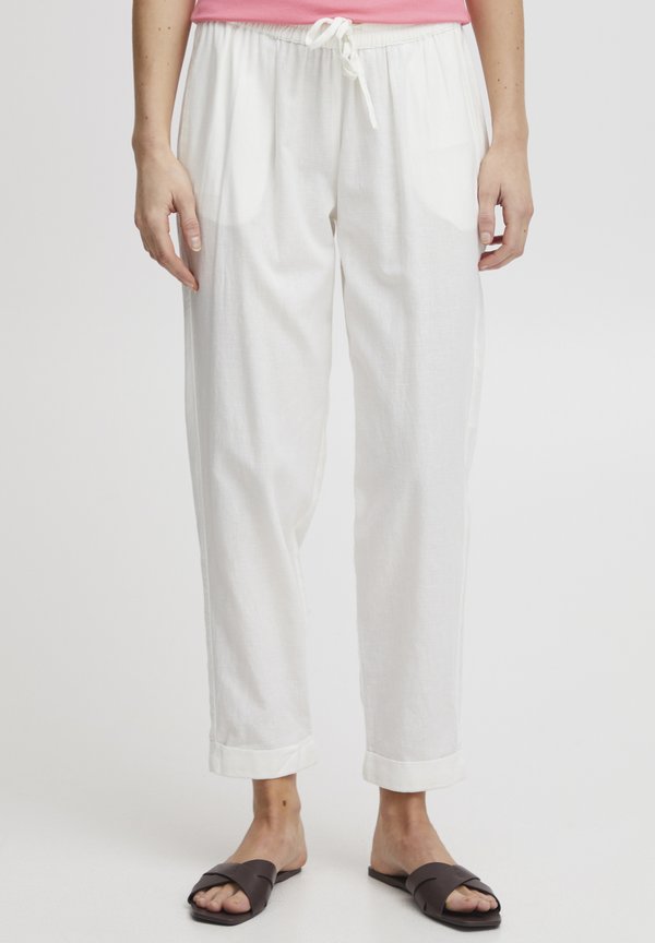 FRMADDIE - Trousers - blanc de blanc