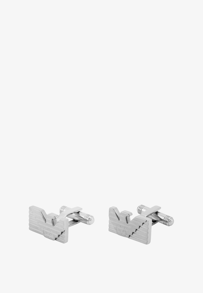 Emporio Armani Boutons de manchette - silver-coloured