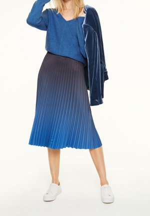 Pullover - mottled blue