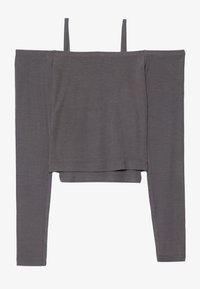 Long sleeved top - dark grey