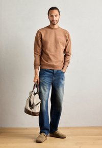 Scotch & Soda LEFT CHEST LOGO - Sweatshirt - soft silt