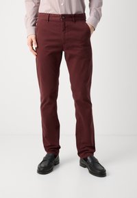 BOSS SLIM - Chino - dark red