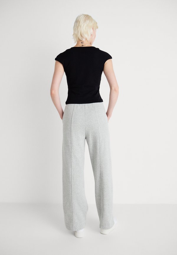 FRONT SEAM WIDE LEG PANT - Tracksuit bottoms4