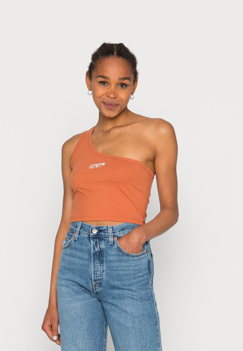 Levi's® GRAPHIC POOL TANK - Top - 90s seasonal logo autumn leaf