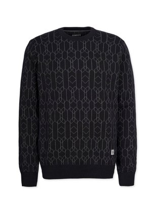 ART DECO - Strickpullover - black
