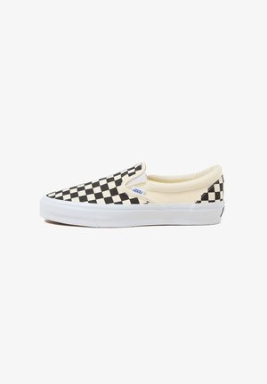 Vans SLIP-ON REISSUE - Scarpe senza lacci - white black checkerboard