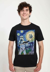 Star Wars STAR WARS: CLASSIC STORMY NIGHT UNISEX - Triko s potiskem - black