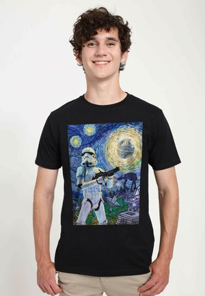 Star Wars STAR WARS: CLASSIC STORMY NIGHT UNISEX - Print T-shirt - black