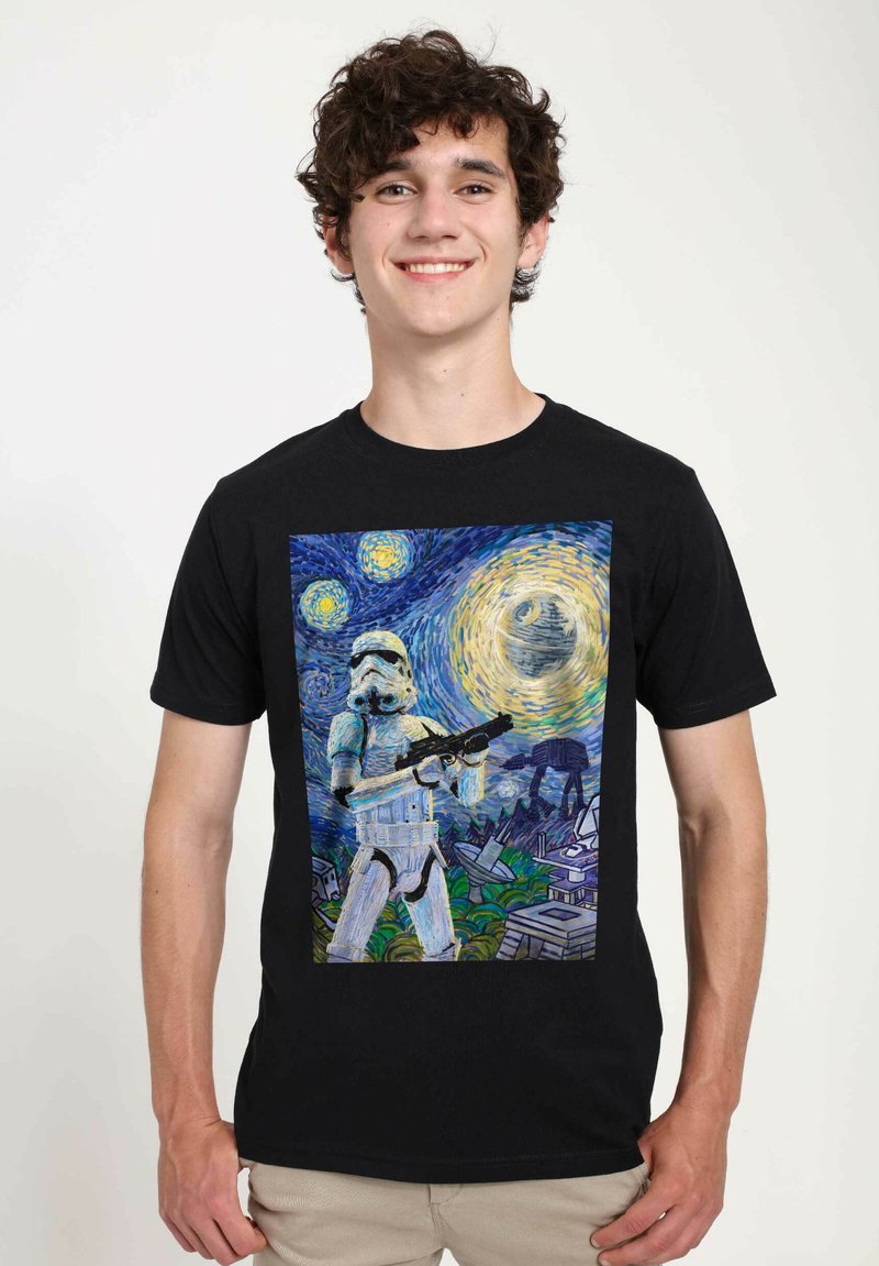 Star Wars STAR WARS: CLASSIC STORMY NIGHT UNISEX - Triko s potiskem - black
