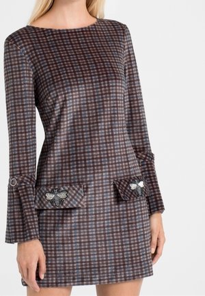 Robe fourreau - brown