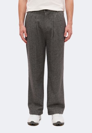 Students, TRADITION DOUBLE PLEATED PANTS - Pantalon classique - grey
