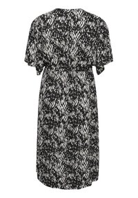 Kaffe Curve KCAMI - Robe de jour - black white graphic snake