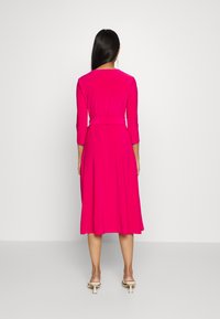Lauren Ralph Lauren Petite SURPLICE JERSEY DRESS - Vestido de malha - sport pink